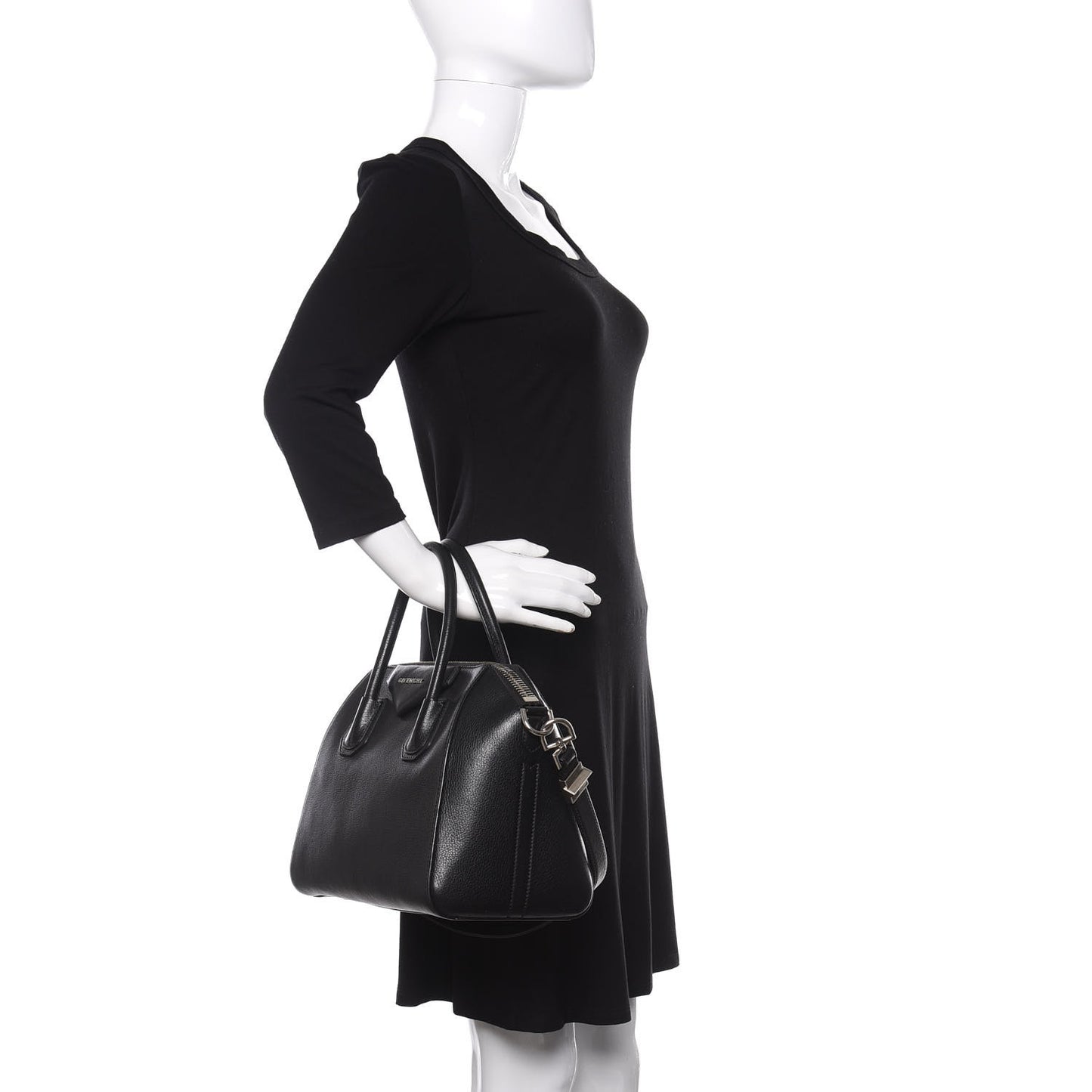 Sugar Goatskin Small Antigona Black