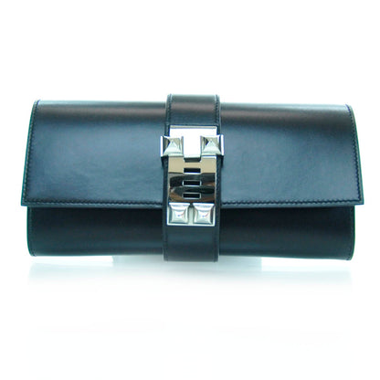 Hermes Box Medor 23 Clutch Black 1 of 7