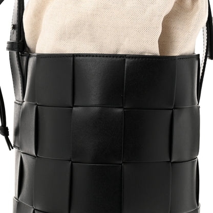 Bottega Veneta Nappa Maxi Intrecciato Cassette Lantern Bucket Bag Black 9 of 11