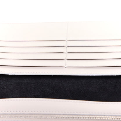 Celine Grained Calfskin Large Multifunction Strap Wallet Black Chalk 9 of 11