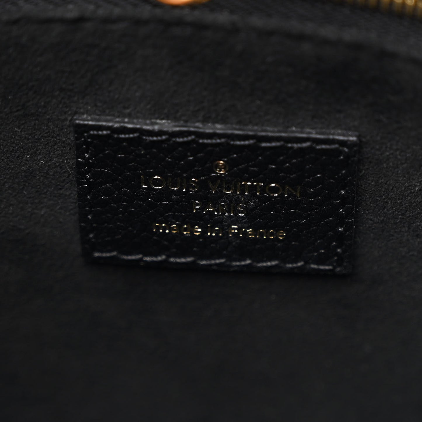 Grained Calfskin Studded Monogram Giant Onthego PM Black