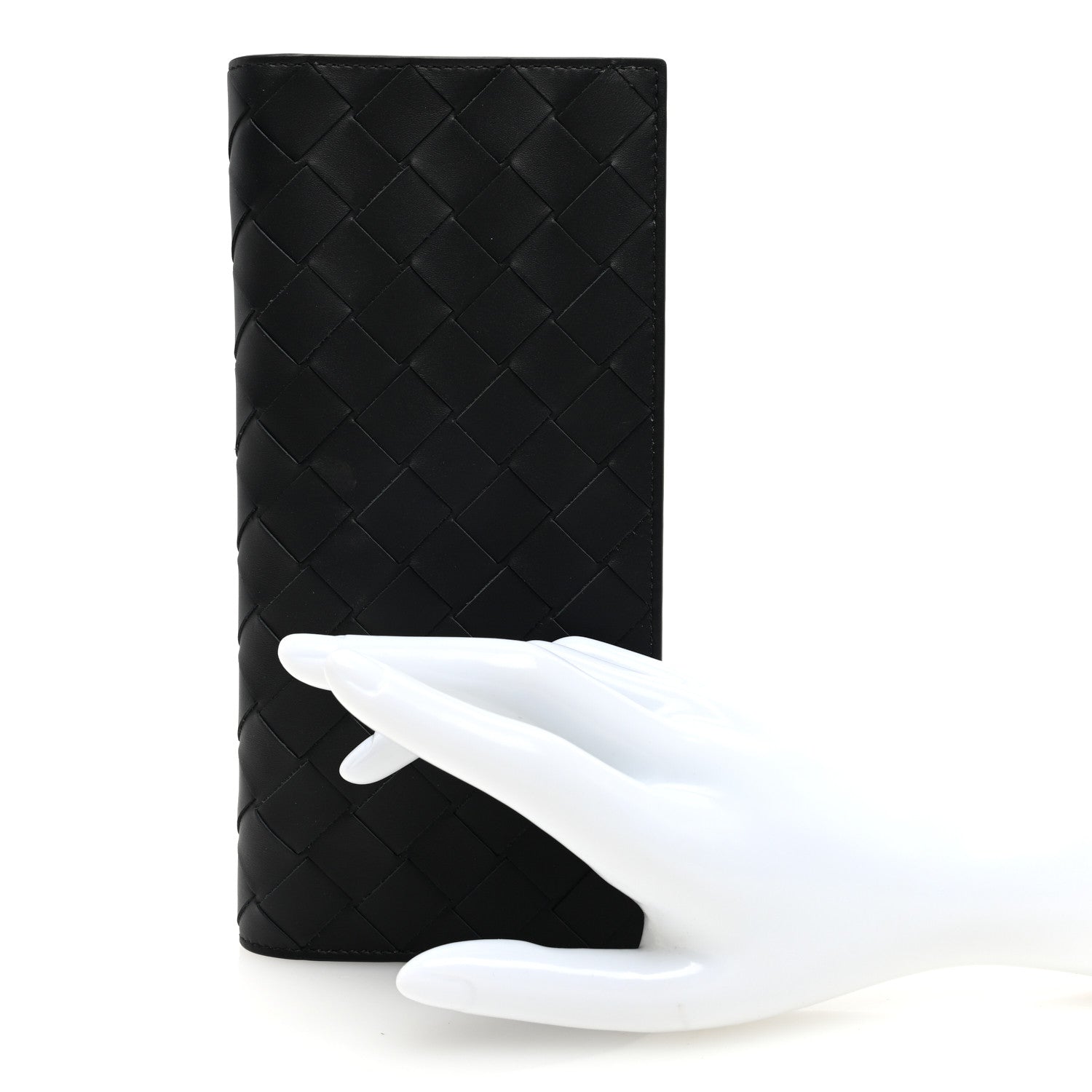 Bottega Veneta Nappa Intrecciato Zip Wallet Black 2 of 8