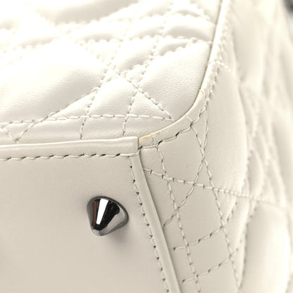 Christian Dior Lambskin Cannage Small My ABCDior Lady Dior White 11 of 11