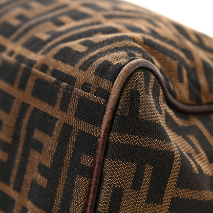 Fendi Zucca Calfskin Lizard Shoulder Bag Tobacco 11 of 12