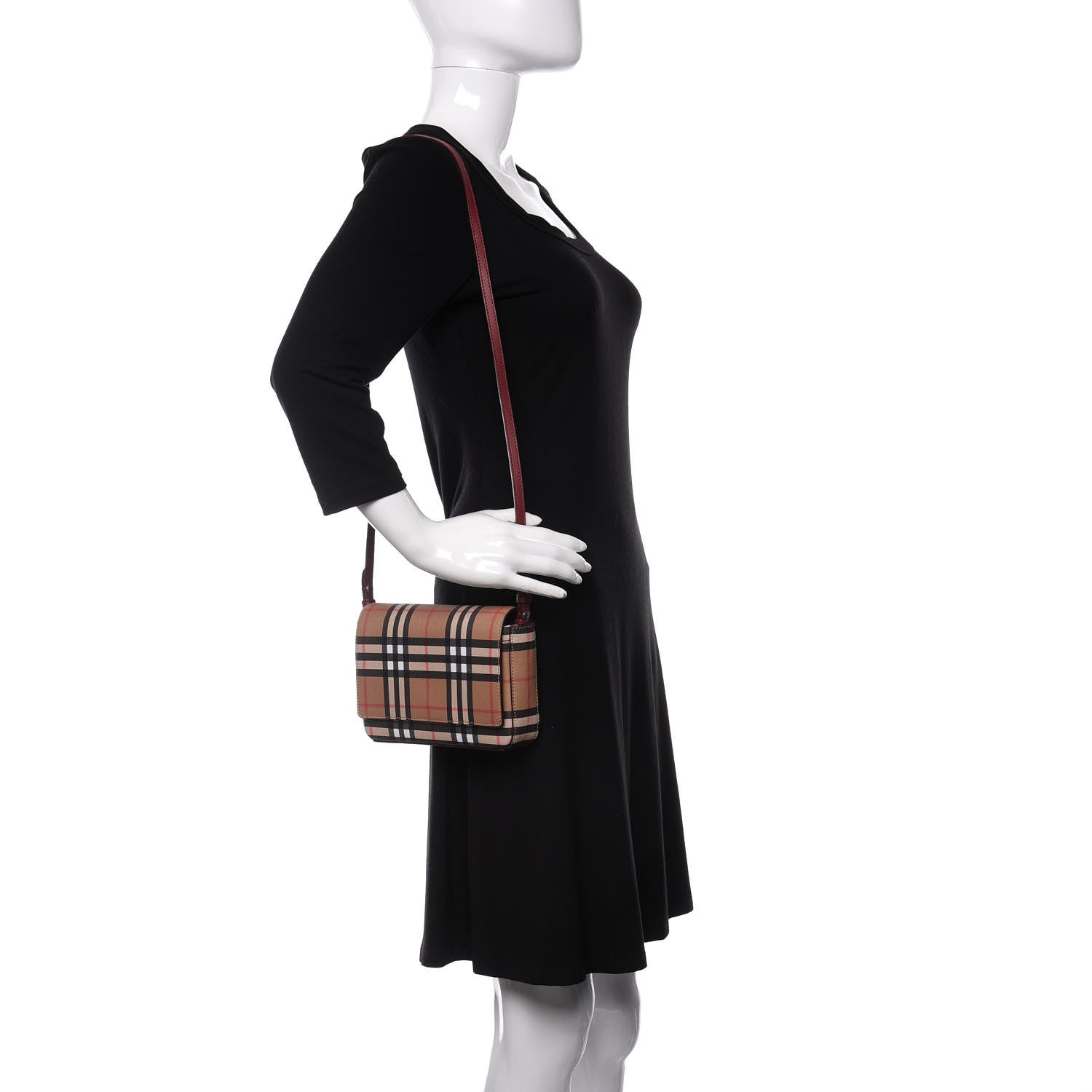 Burberry House Check Tartan Mix Hampshire Crossbody 2 of 9