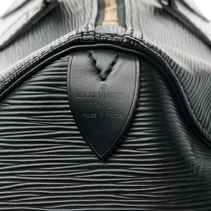 Louis Vuitton Epi Speedy 35 Black 6 of 10