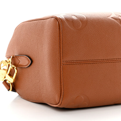 Louis Vuitton Empreinte Monogram Giant Speedy Bandouliere 25 Cognac 8 of 11