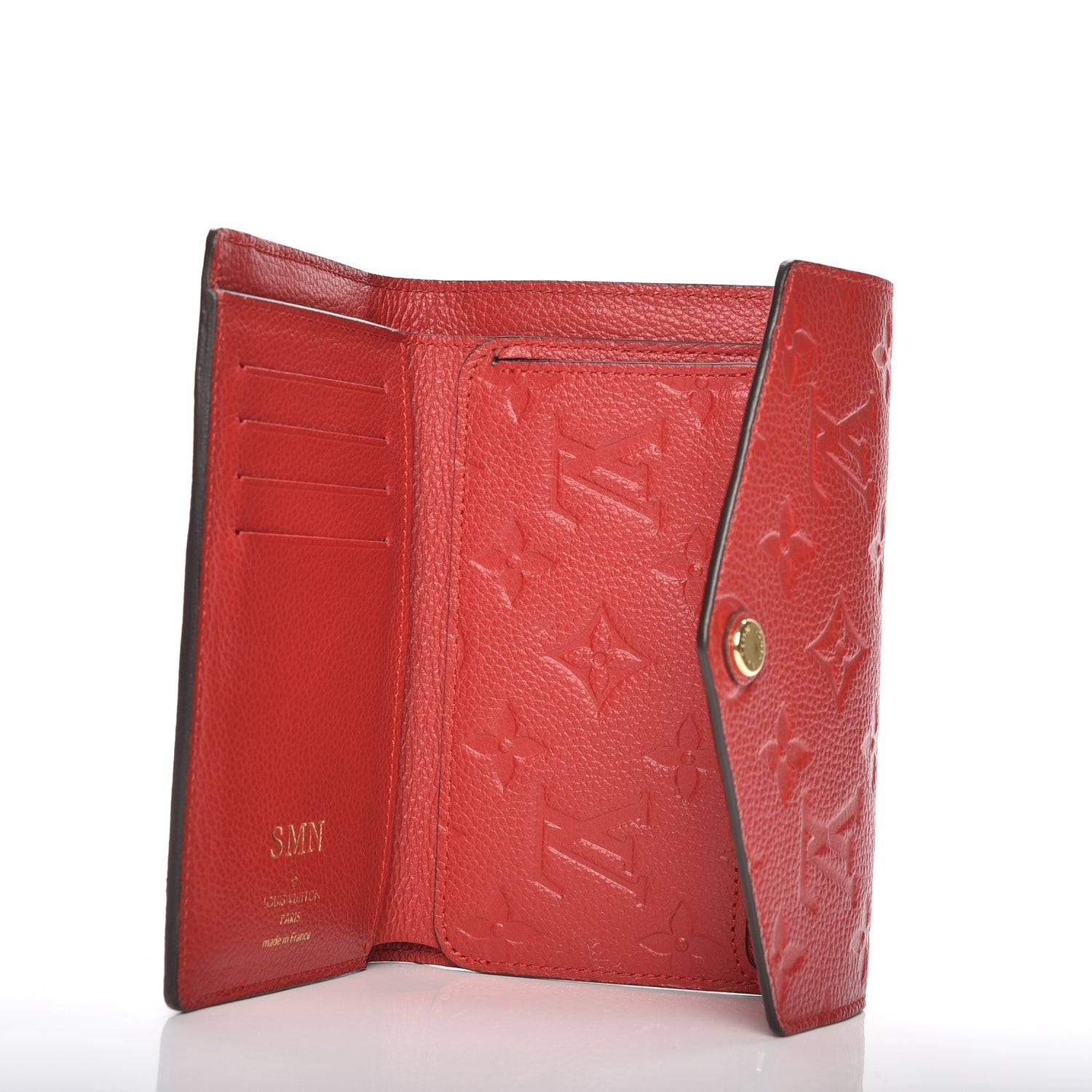 Louis Vuitton Empreinte Compact Curieuse Wallet Cherry 5 of 10