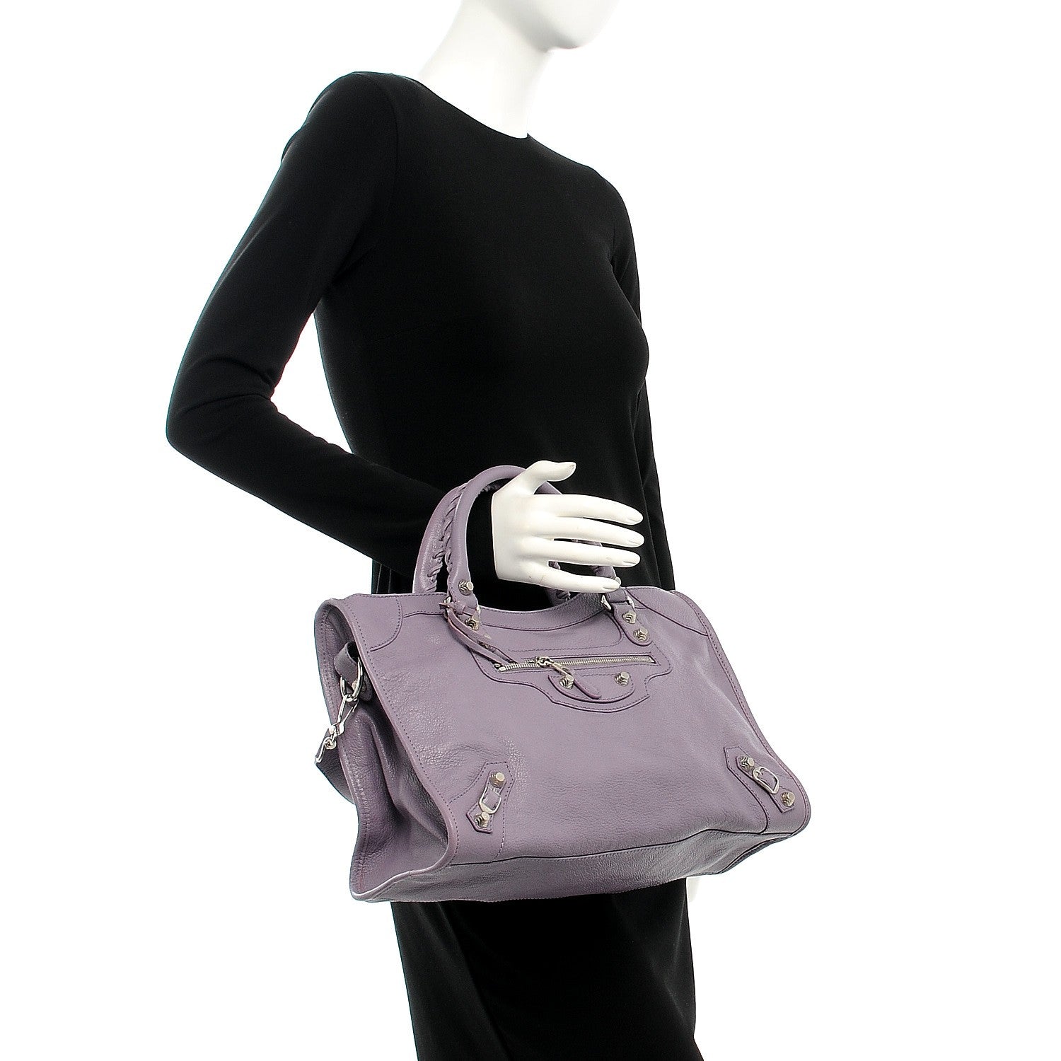 Balenciaga Chevre Giant 12 Silver Hardware City Glycine 2 of 9