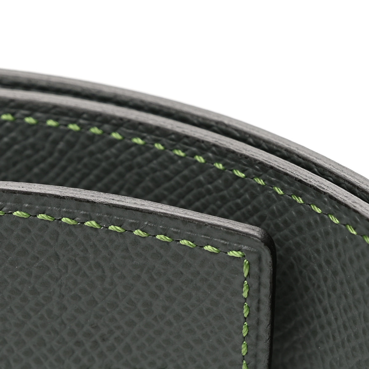 Epsom Reversible 32mm Belt Strap 85 34 Vert De Gris Vert Amande