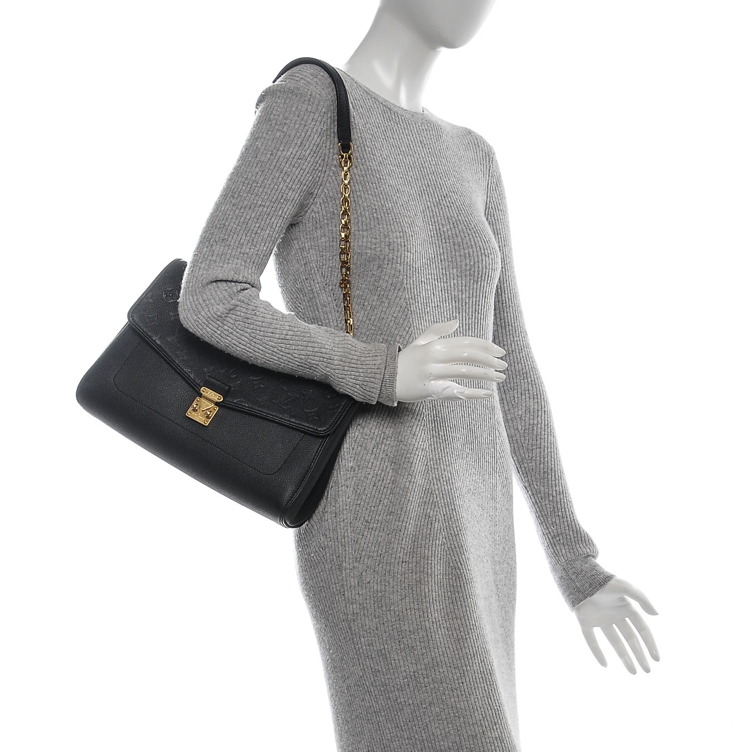 Louis Vuitton Empreinte Saint Germain MM Black 2 of 7