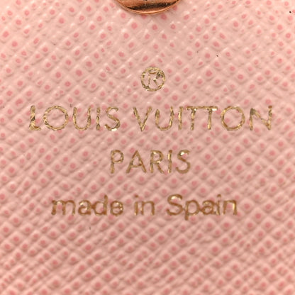 Louis Vuitton Damier Ebene Sarah Wallet NM Rose Ballerine 6 of 10