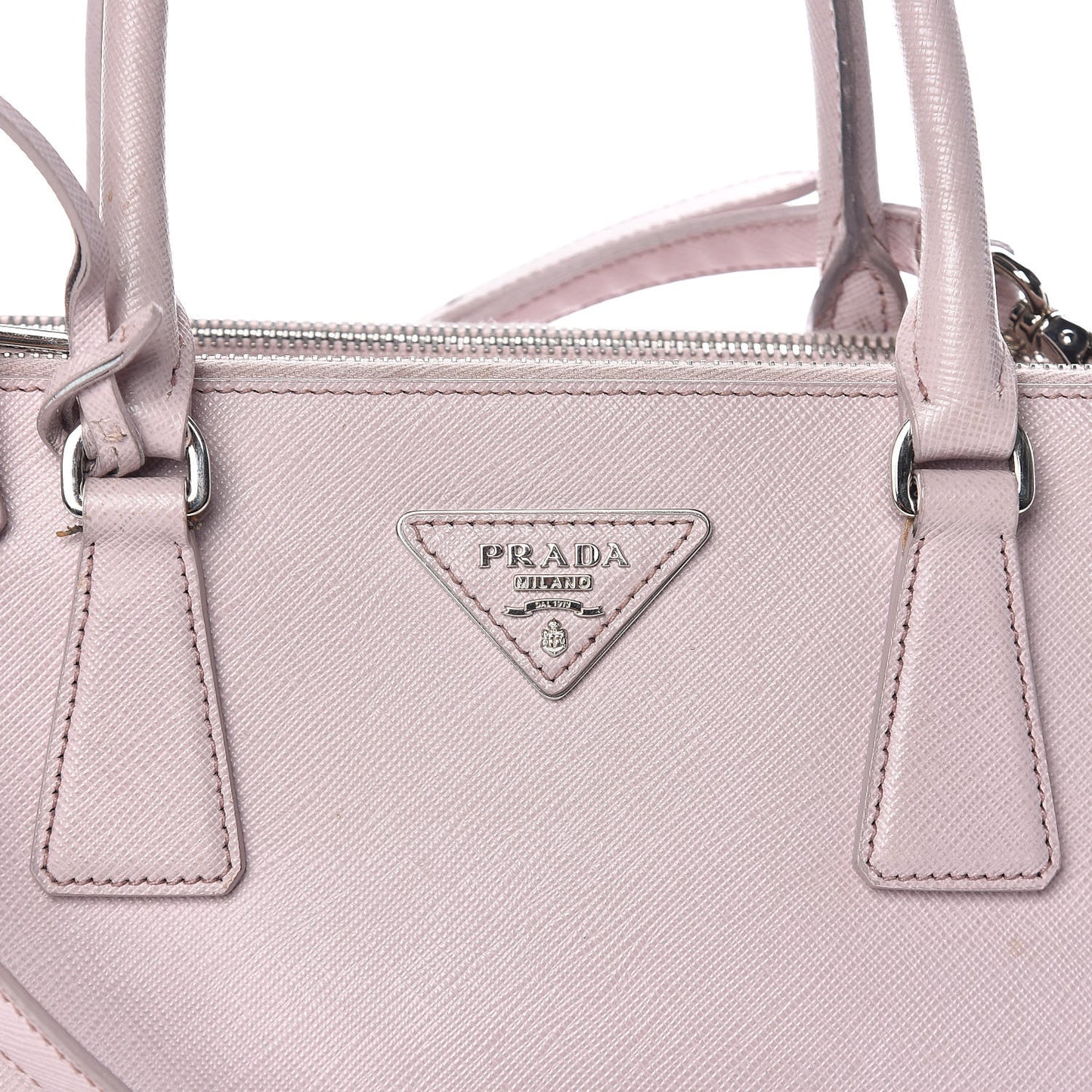 Saffiano Small Galleria Double Zip Tote Mughetto