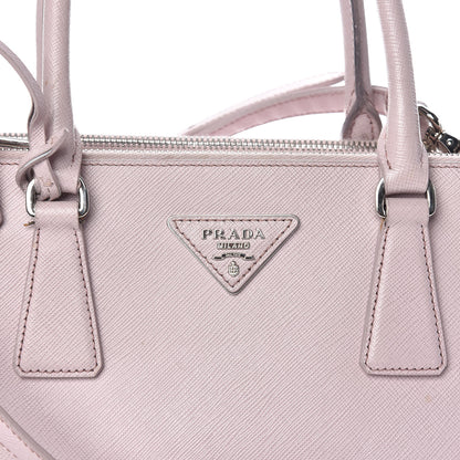 Prada Saffiano Small Galleria Double Zip Tote Mughetto 7 of 19