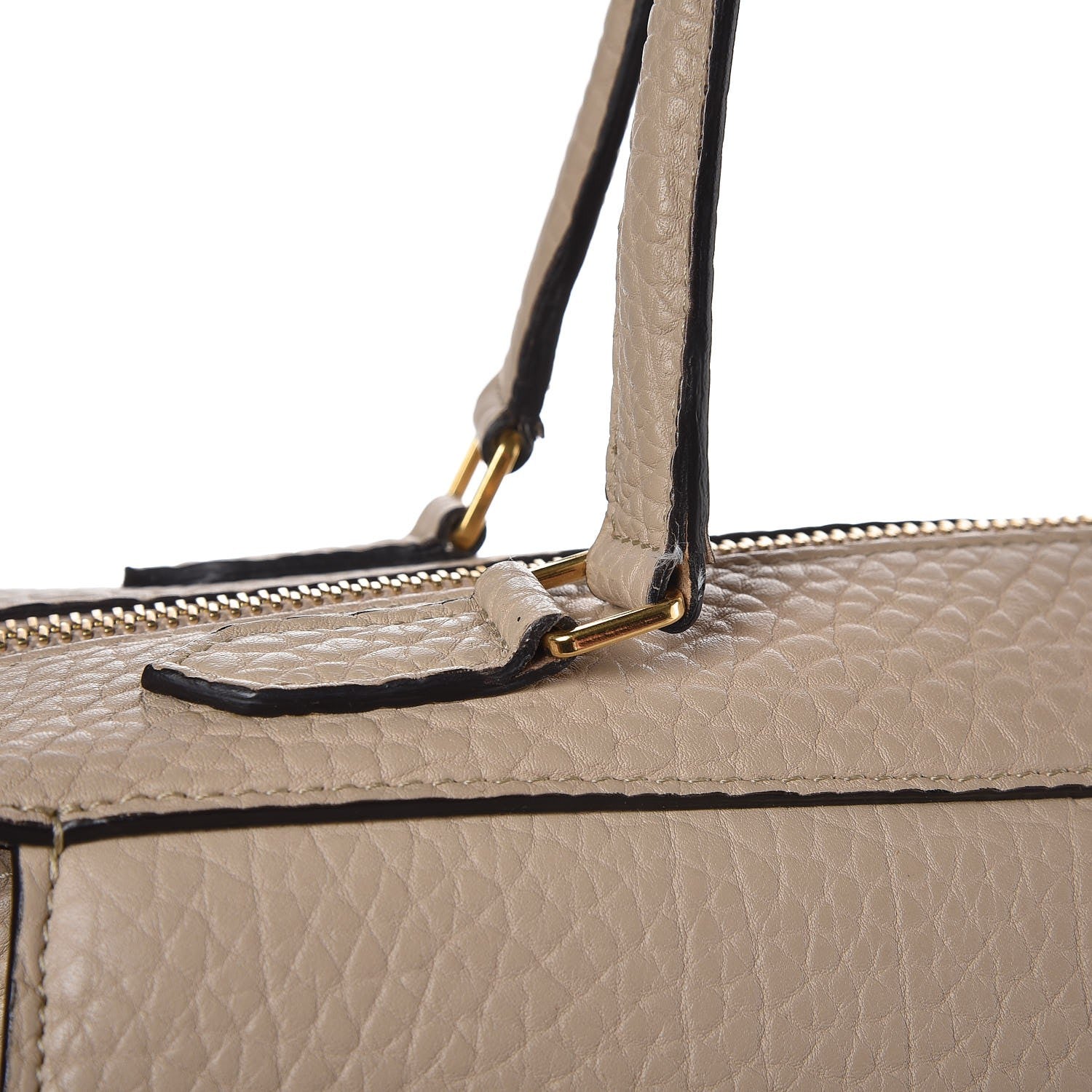 Celine Bullhide Calfskin Small Ring Bag Dune 15 of 16