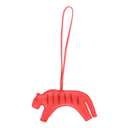 Hermes Milo Lambskin Rooroo Bag Charm Rose Texas Rouge Indien 1 of 4