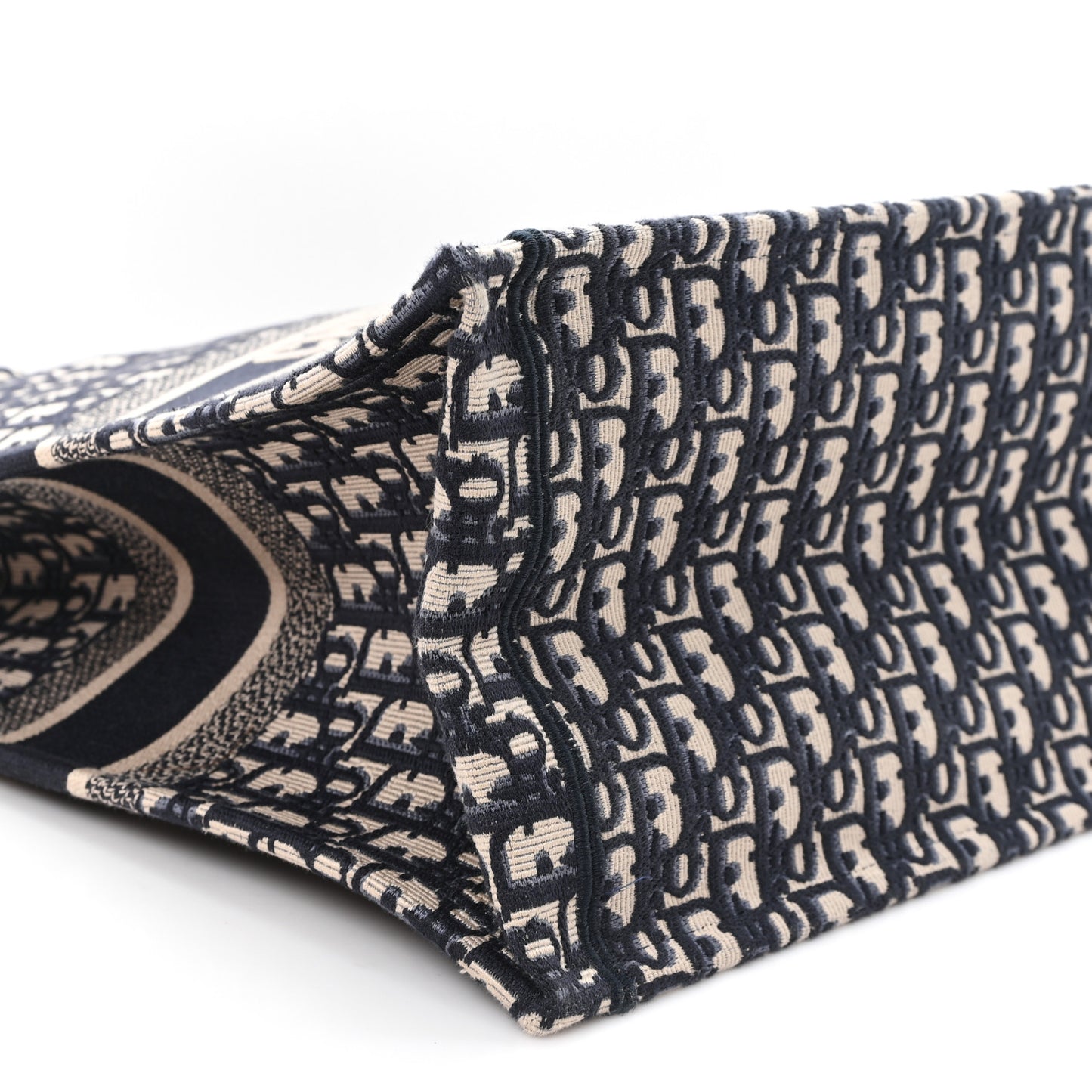 Oblique Large Book Tote Blue Multicolor