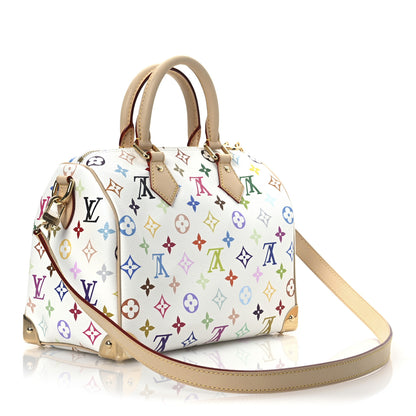 Louis Vuitton LV X TM Monogram Multicolor Speedy Bandouliere 25 White 3 of 12