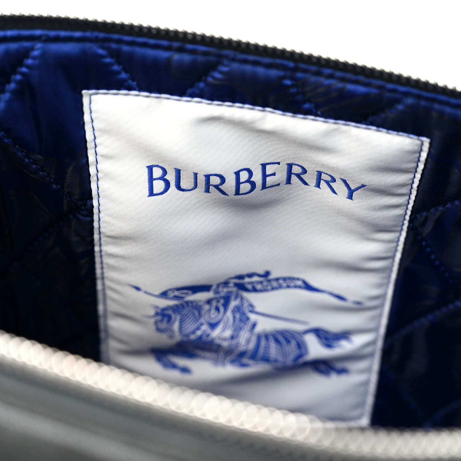 Burberry Calfskin Large Shield Messenger Bag Slate 6 of 10