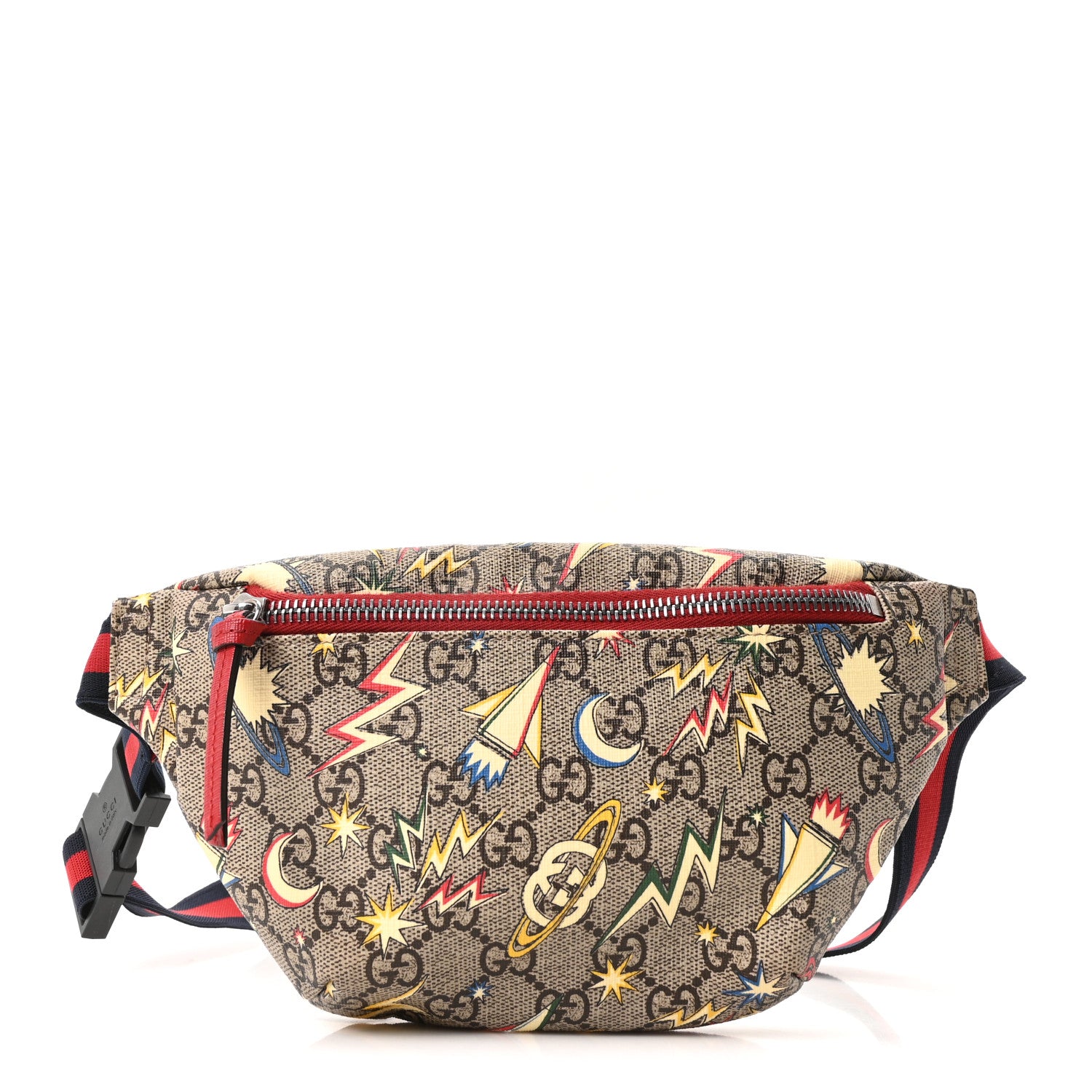 Gucci GG Supreme Monogram Childrens Space Print Belt Bag Multicolor 1 of 10