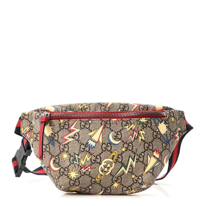 Gucci GG Supreme Monogram Childrens Space Print Belt Bag Multicolor 1 of 10