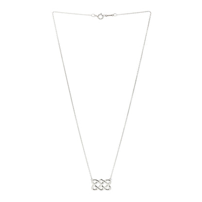 Tiffany Sterling Silver Paloma Picasso Celtic Knot Pendant Necklace 2 of 3