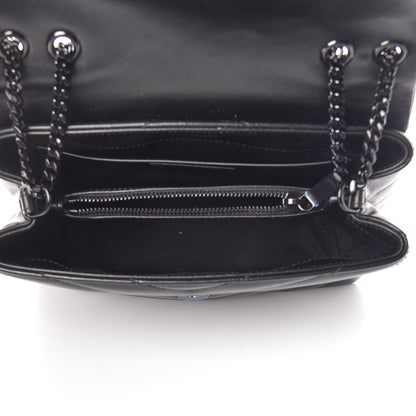 Saint Laurent Calfskin Y Quilted Monogram Small Loulou Chain Satchel Black 5 of 11