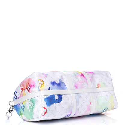 Louis Vuitton Monogram Watercolor Keepall Bandouliere 50 Multicolor 3 of 4