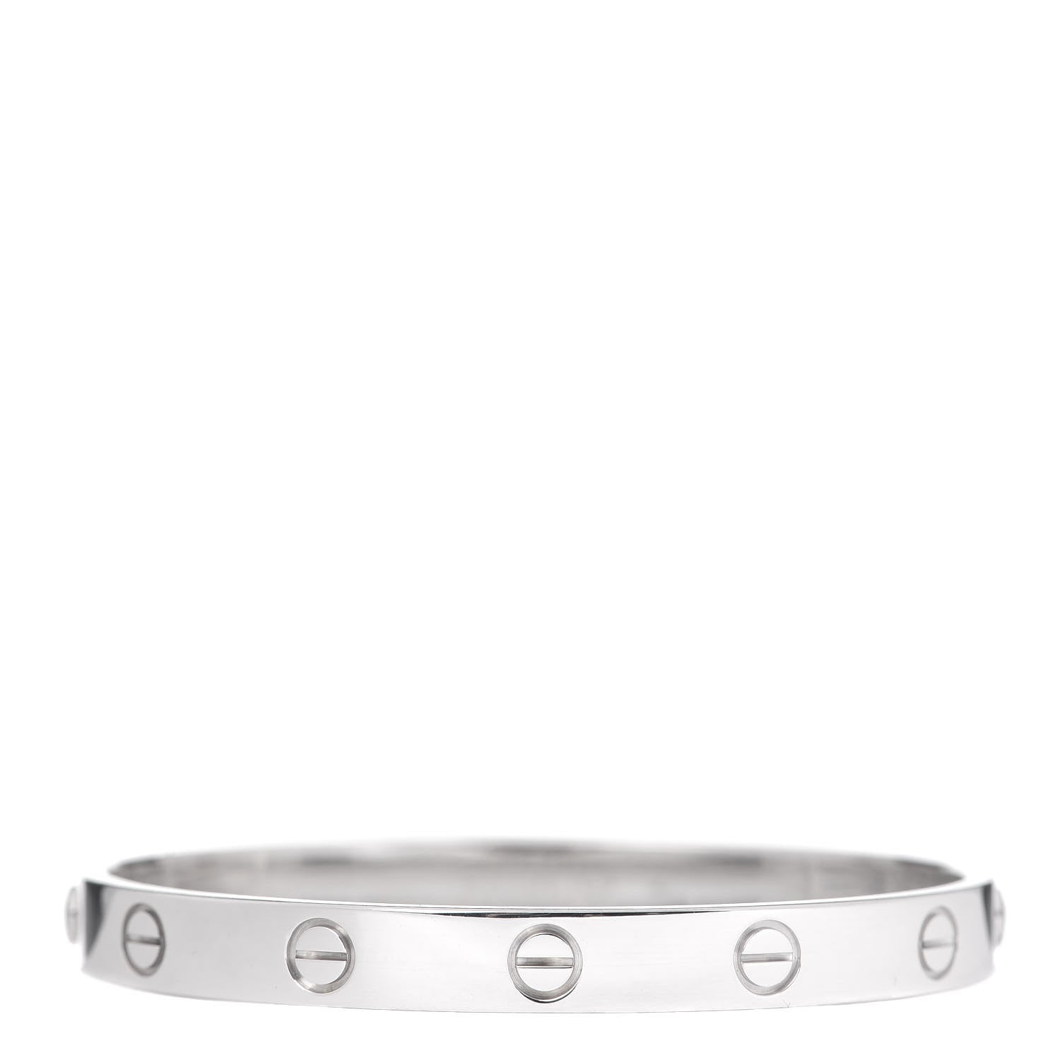 Cartier 18K White Gold LOVE Bracelet 16 1 of 6