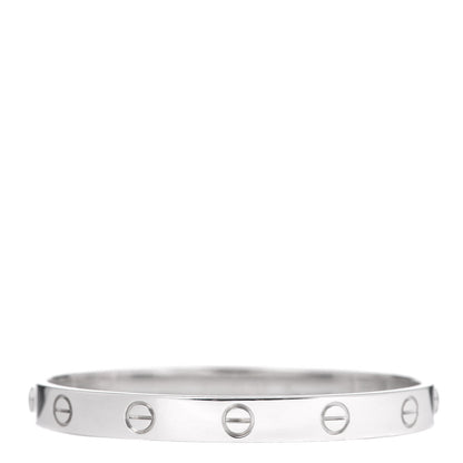 Cartier 18K White Gold LOVE Bracelet 16 1 of 6