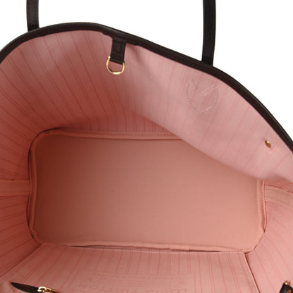 Louis Vuitton Damier Ebene Neo Neverfull MM Rose Ballerine 5 of 10