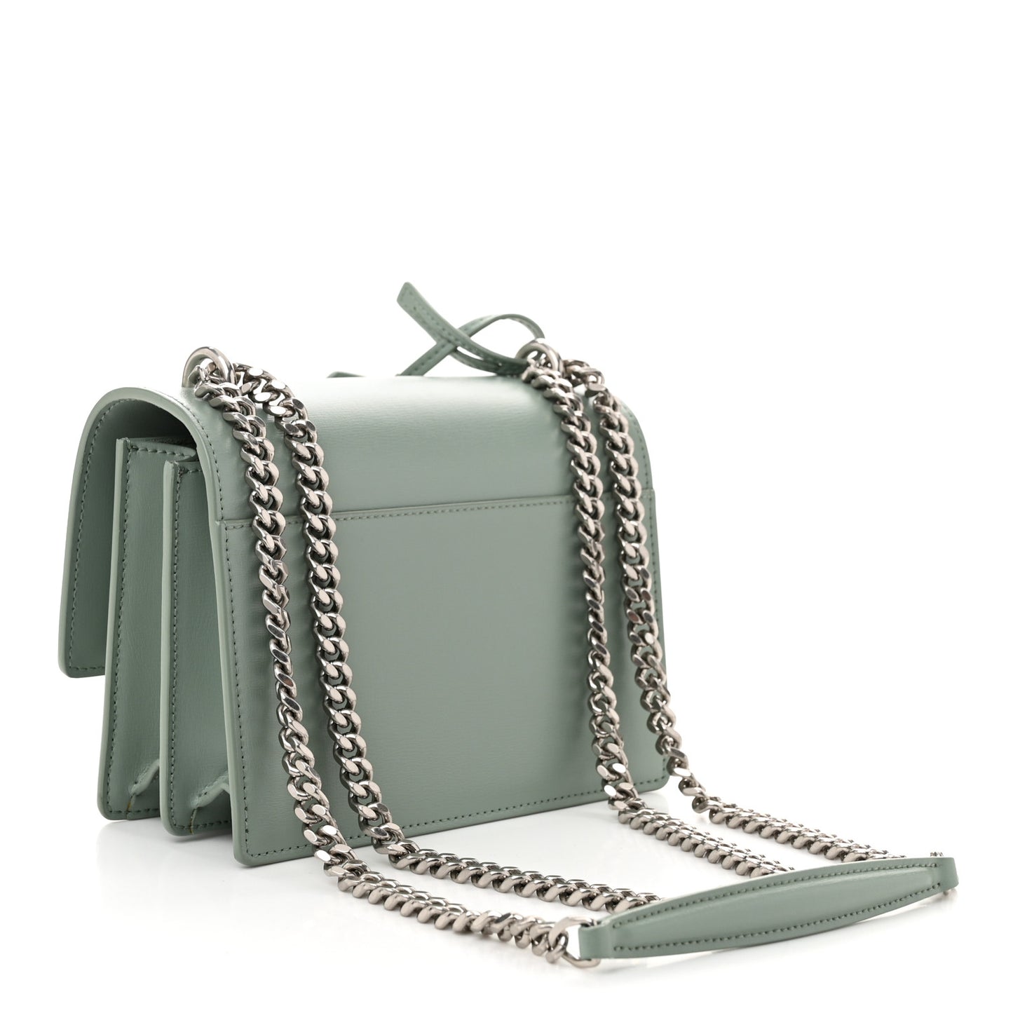 Calfskin Small Monogram Sunset Vert Opaline