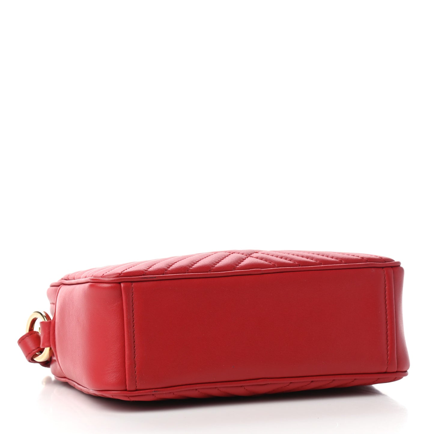 Soft Calfskin Bandoliera Crossbody Bag Fuoco