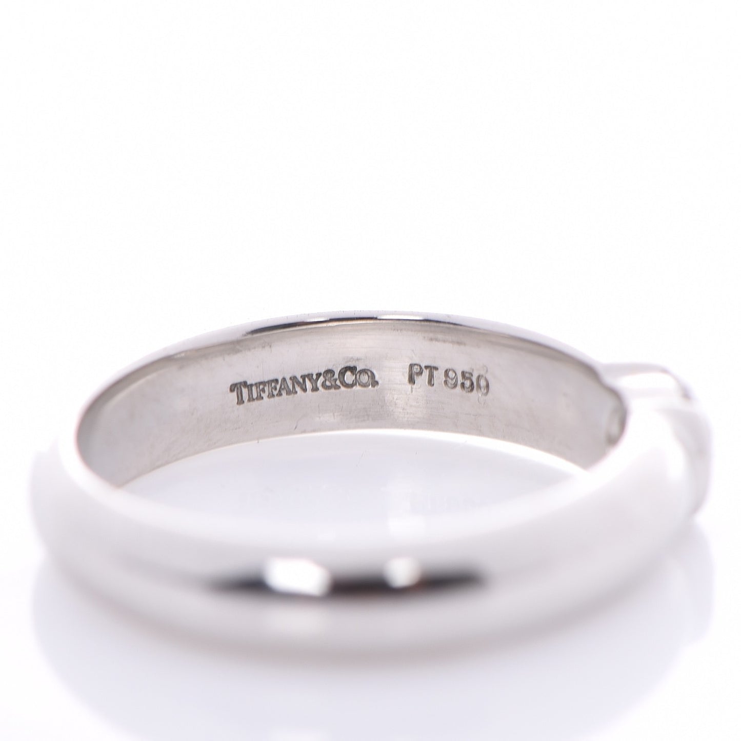 Platinum Diamond Etoile Solitaire Ring 4.25