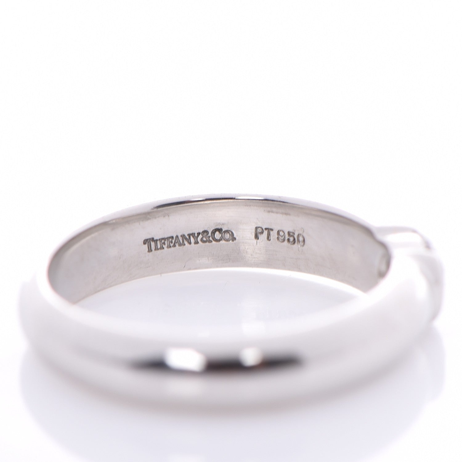 Tiffany Platinum Diamond Etoile Solitaire Ring 4.25 3 of 7