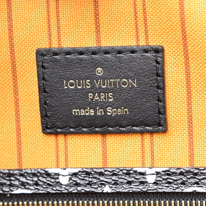 Louis Vuitton Monogram Giant Jungle Neverfull MM Black 6 of 9