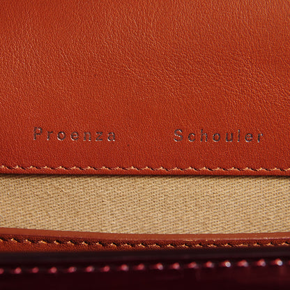 Proenza Schouler Patent PS11 Tiny Shoulder Bag Pinot Noir 7 of 8