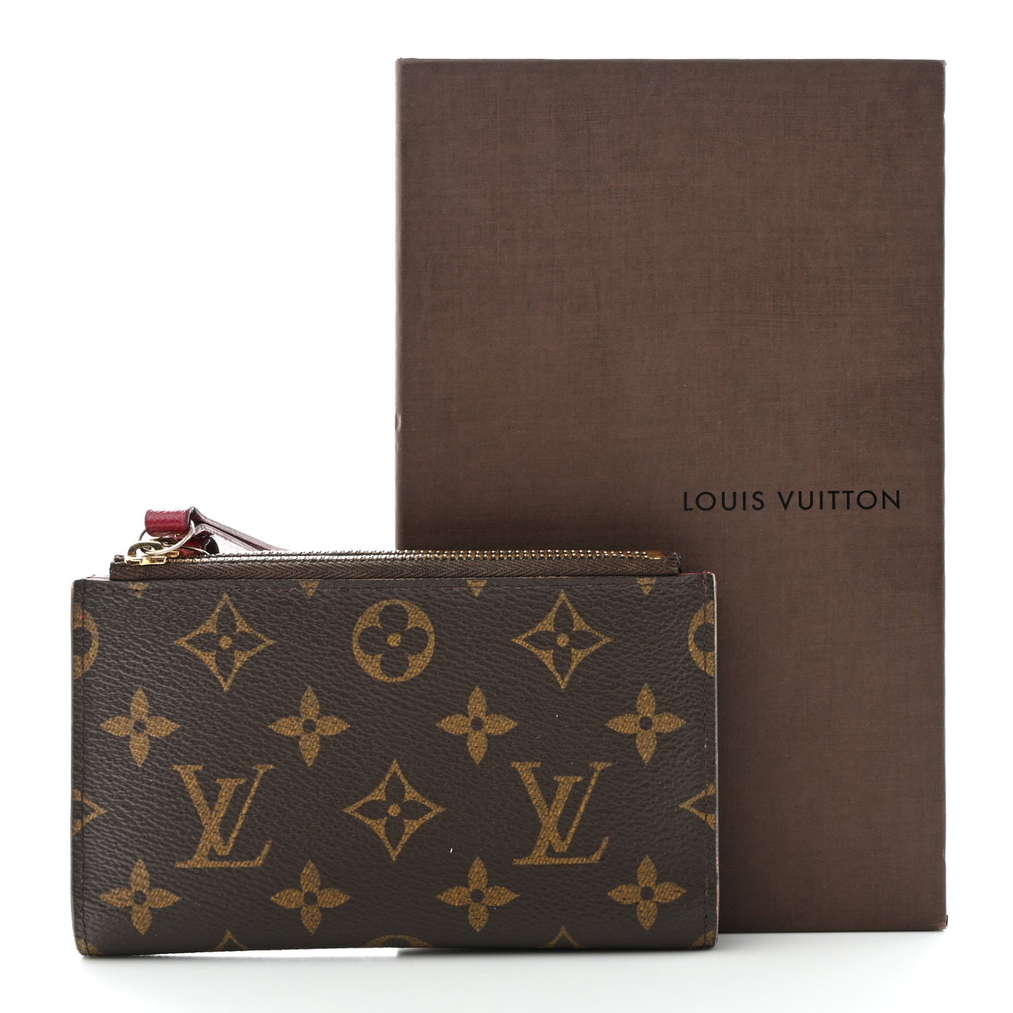Monogram Adele Compact Wallet Fuchsia