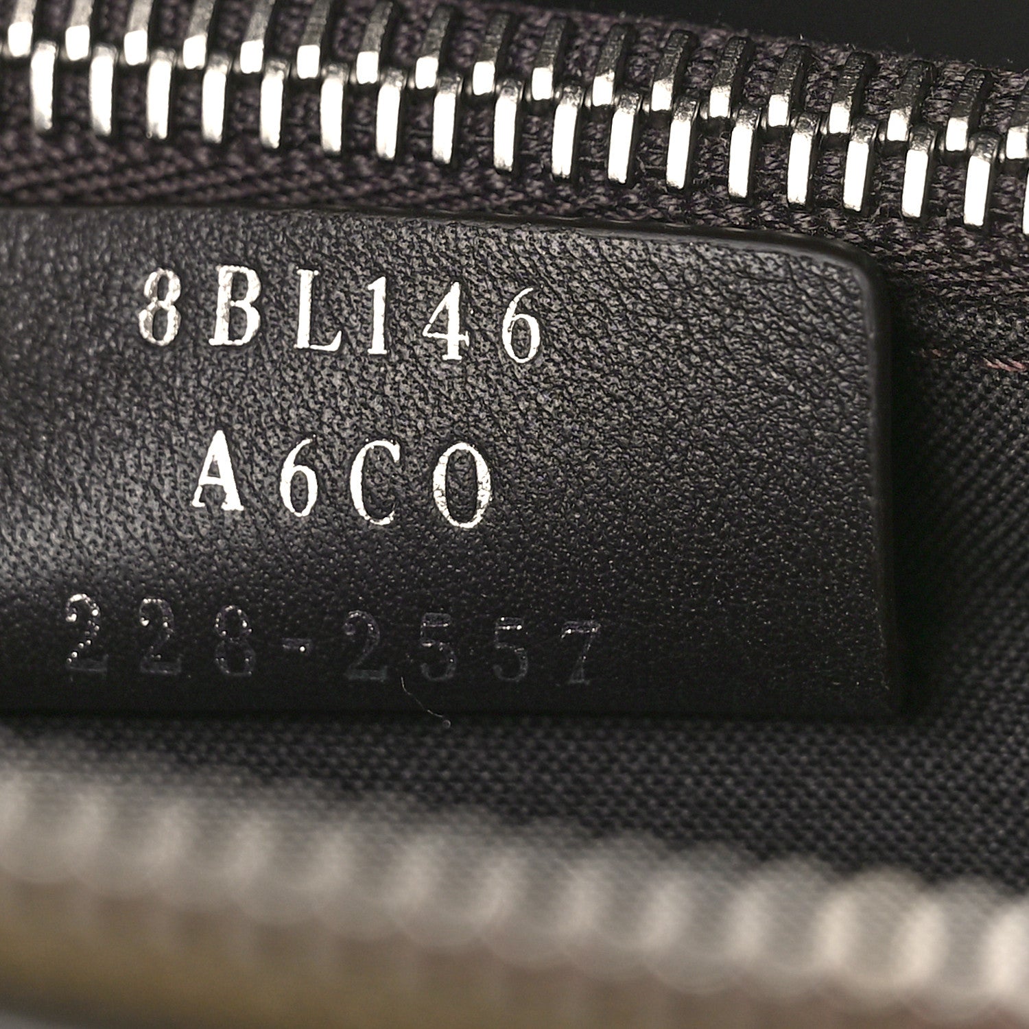 Fendi Vitello Dolce Bi-Color FF 1974 Embossed Medium By The Way Boston Bag Maya Black 7 of 9