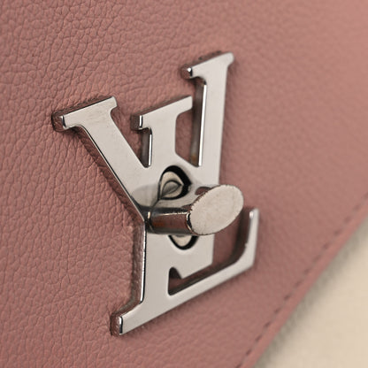 Louis Vuitton Soft Calfskin My Lockme Chain Bag BB Rose Boudoir Creme 15 of 17