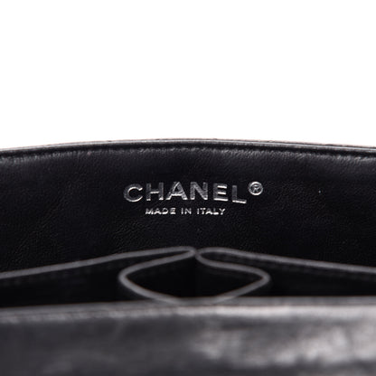 Chanel Lambskin Quilted East West Flap Black 10 of 12