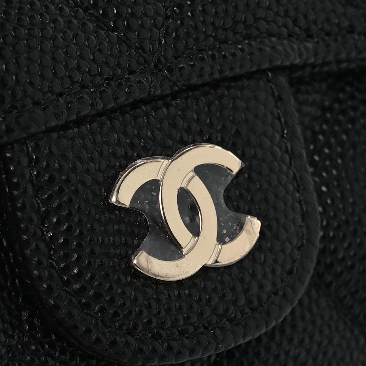 Chanel Caviar Quilted Classic 4 Key Holder Wallet Black 9 of 9