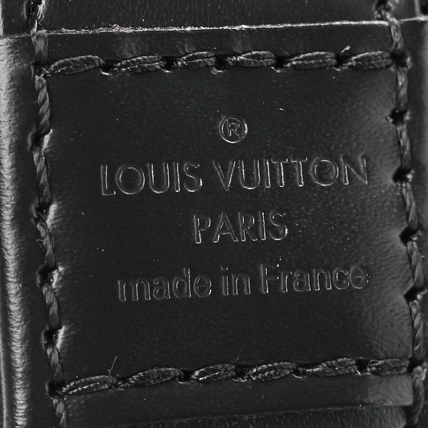 Louis Vuitton Epi Alma BB Black 6 of 9