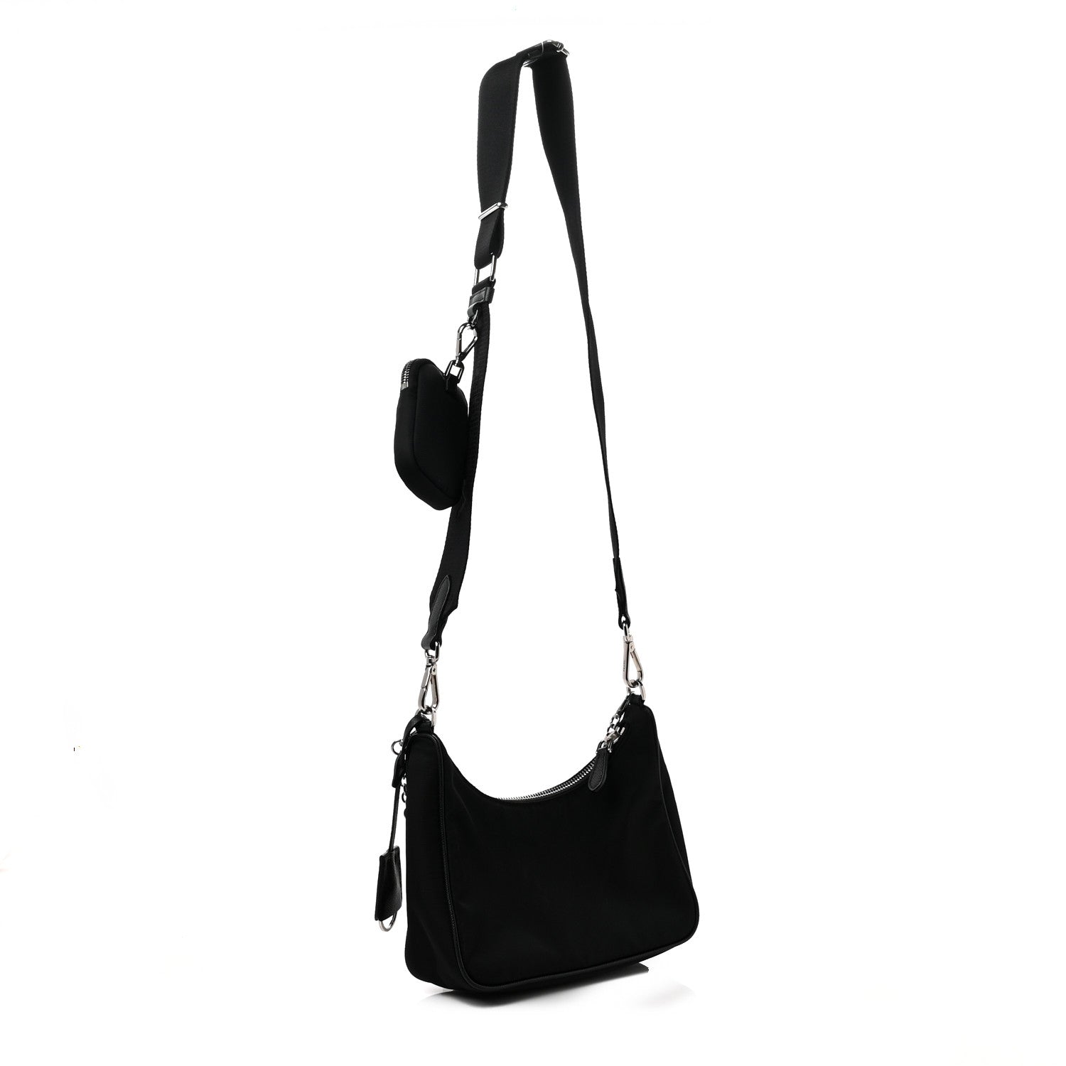 Prada Nylon Re-Edition 2005 Shoulder Bag Black 3 of 8