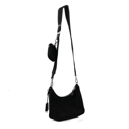 Prada Nylon Re-Edition 2005 Shoulder Bag Black 3 of 8