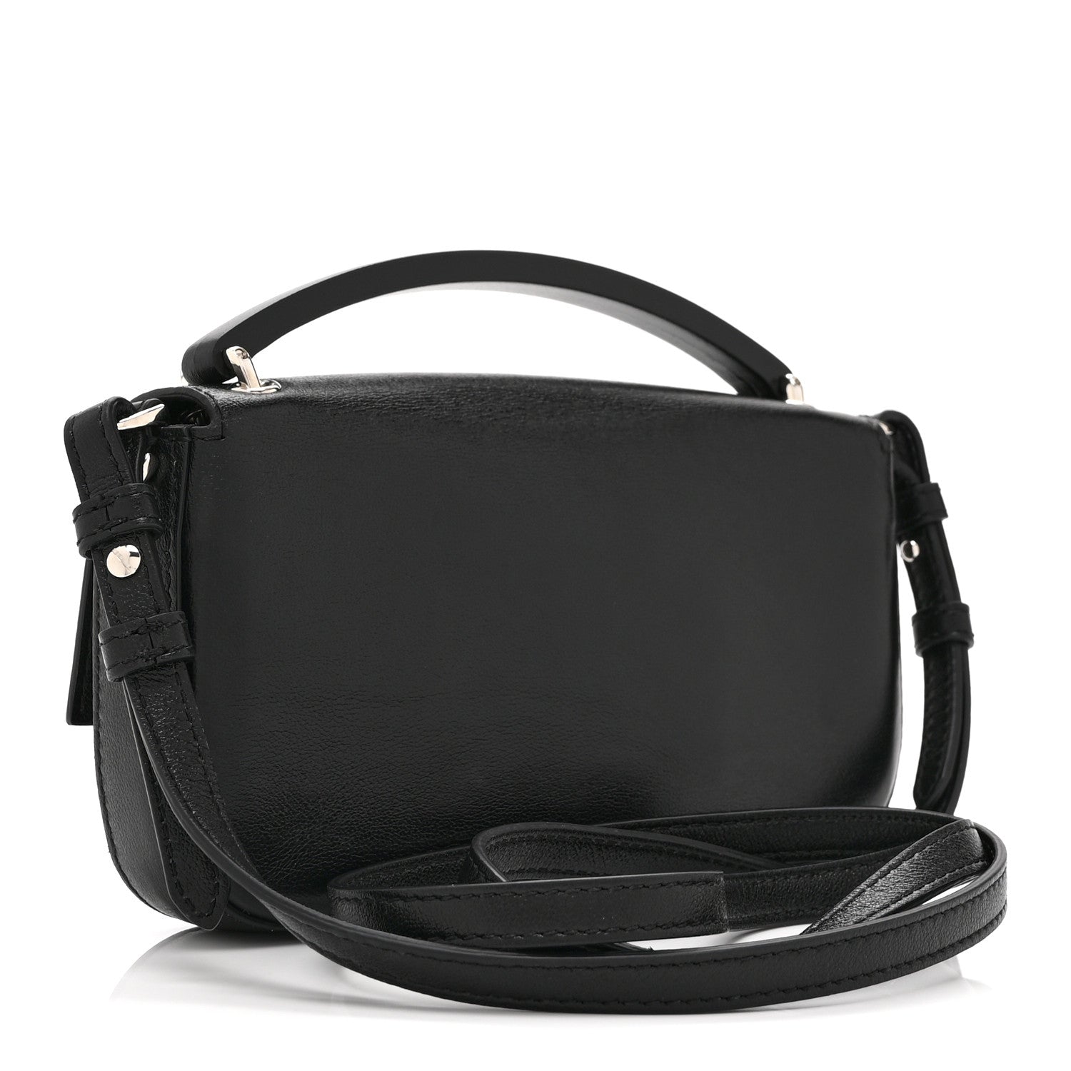 Fendi X MARC JACOBS Nappa Logo Phone Baguette Black 3 of 11