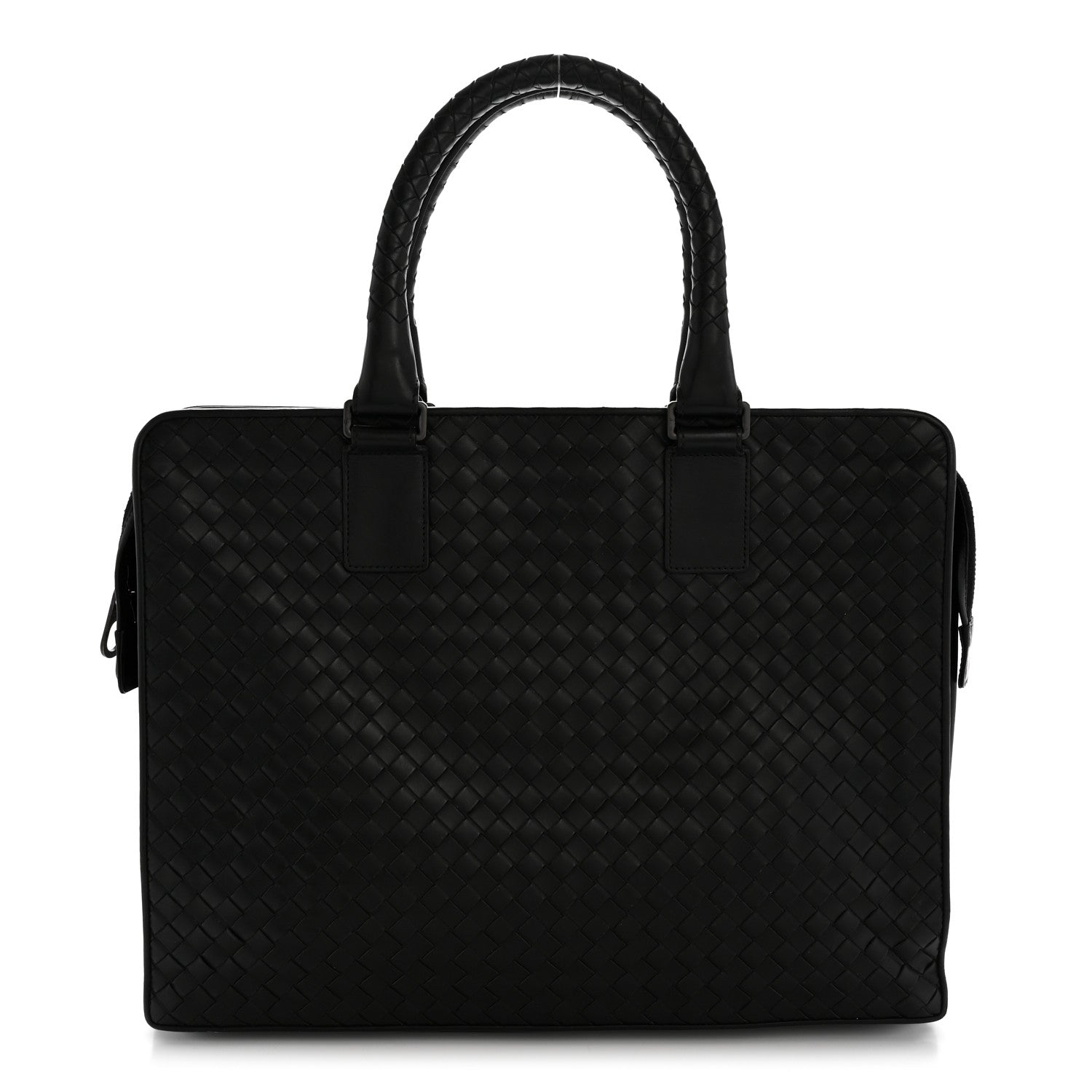 Bottega Veneta Nappa Intrecciato Briefcase Black 1 of 16