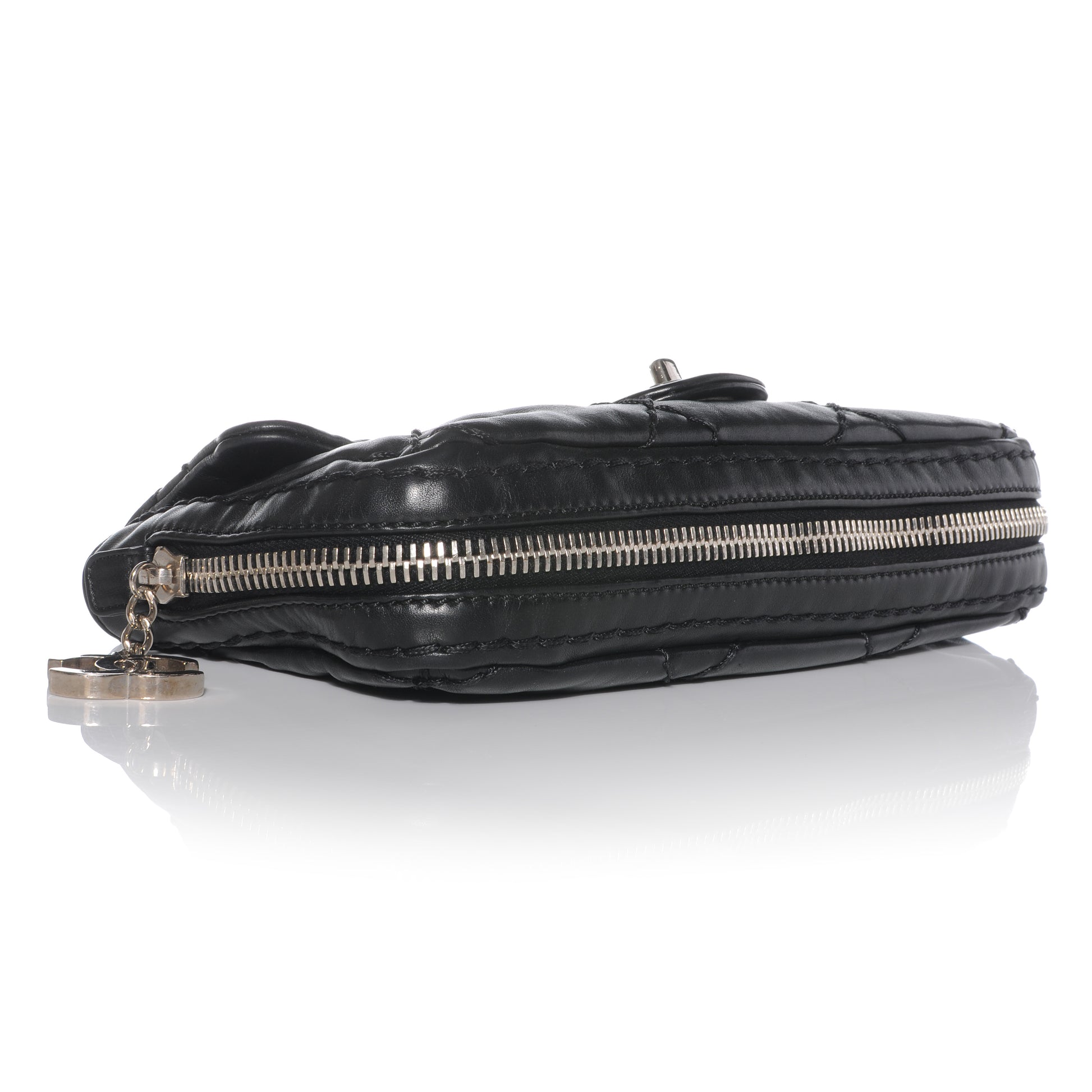 Chanel Calfskin Expandable Flap Black 4 of 9