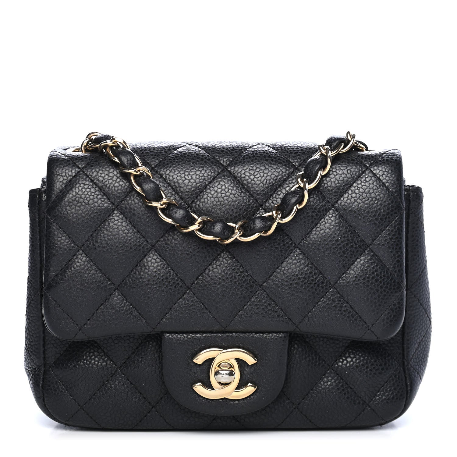 Chanel Caviar Quilted Mini Square Flap Black 1 of 9