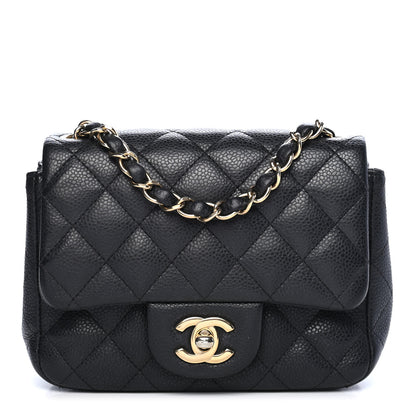 Chanel Caviar Quilted Mini Square Flap Black 1 of 9